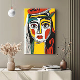 Paint by Numbers Art Two Tone Face